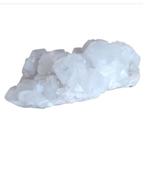 Large Natural White Quartz Crystal Cluster